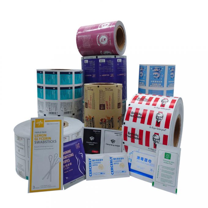 Printable Wrapping Bzk Antiseptic Wipe Aluminum Foil Paper Roll Film ...