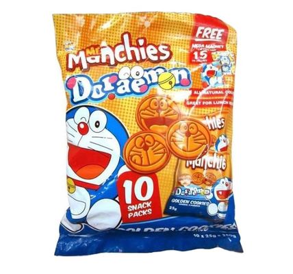 Gravure Printing Aluminium Foil Doraemon Snacks Plastic Packaging Bag for Customized