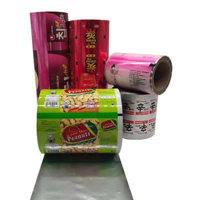 Customer'S Logo BOPP Food Grade Plastic Films Roll For Laminating Pouches