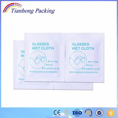Food Grade Aluminum Foil Laminated Paper Bags for Glasses/Screen/Lens Cleaning Wipes