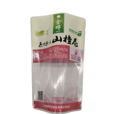 Customized Logo Food Grade Plastic Stand Up Pouch Zip Lock Packaging Bag for Snacks