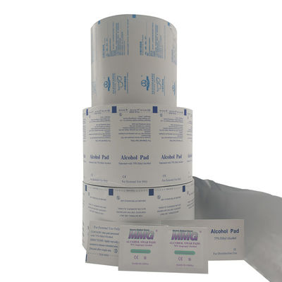 Aluminum Foil Paper Roll for Customized Size Lens Cleaning Wet Wipes Sachet Packaging