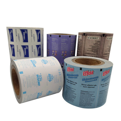 Medical Aluminum Foil Paper for Alcohol Antiseptic Wipes in 1-9 Color Options