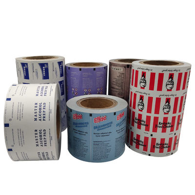 Pharmaceuticals Aluminum Foil Paper for Disinfection Wipes Wet Wipe Pack Solution