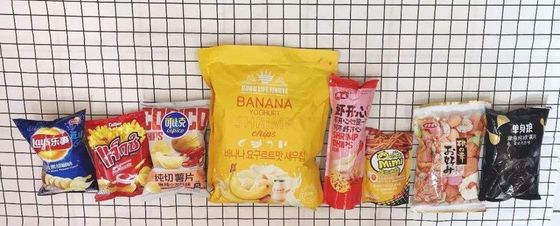 Up to 9 Colors Banana Chips Packaging Bag for Lays Potato Chips Durable and Attractive