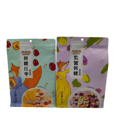 Custom Food Grade Stand Up Pouch Plastic Packaging Bag for Snack Granola and More