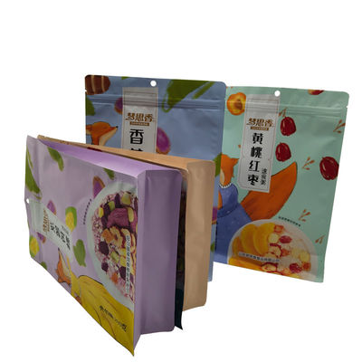 Custom Food Grade Stand Up Pouch Plastic Packaging Bag for Snack Granola and More