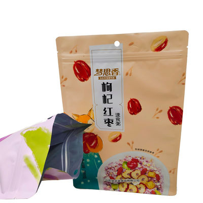 Custom Food Grade Stand Up Pouch Plastic Packaging Bag for Snack Granola and More