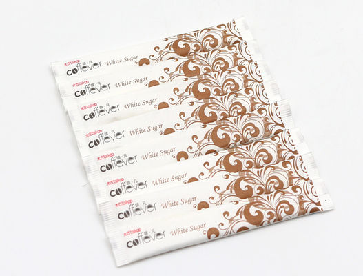 Heat Seal PE Coated White Paper Rolls For Sugar Stick Packing