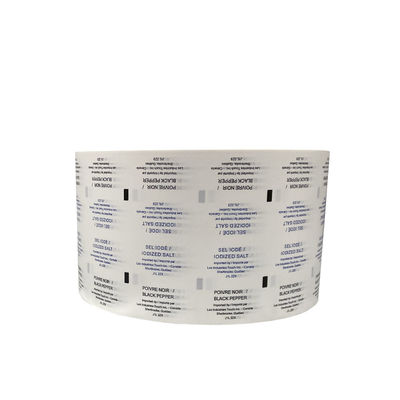 Heat Seal PE Coated White Paper Rolls For Sugar Stick Packing