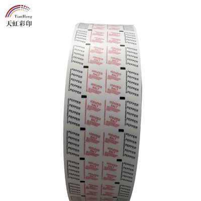 PE Coated Film Paper For Sugar Tube Sweetener Sachet Packing In Customized Color
