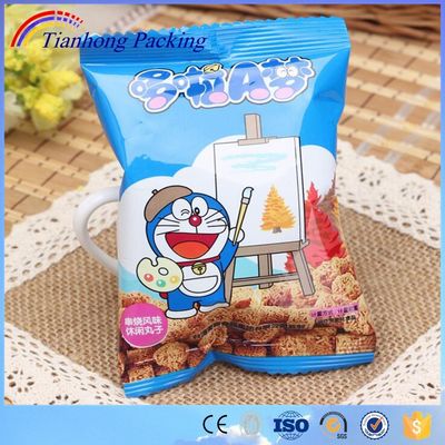 Gravure Printing Aluminium Foil Doraemon Snacks Plastic Packaging Bag for Customized