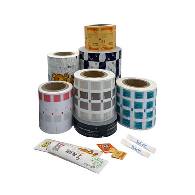 Flexographic Printing Sugar Tube Sweetener Sachet Packing in Paper PE Coated Film