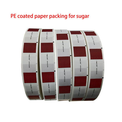 Flexographic Printing Sugar Tube Sweetener Sachet Packing in Paper PE Coated Film
