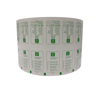 5x5cm Size Single Side Alcohol Prep Pads Packaging Material for Flexographic Printing