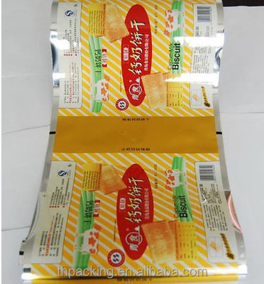 Metalized OPP Film For Sustainable Hygienic Plastic Food Packaging Roll Film