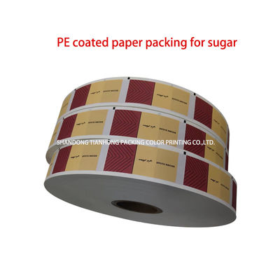 Specialty Paper for Pepper Packaging Customized Design 58g Roll Shape PE Coated Paper