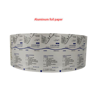 Custom Size Aluminum Foil Paper Plastic Pet PE Packaign Film Roll for Bzk Wipes