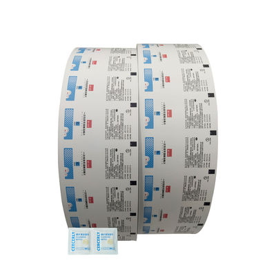 Custom Size Aluminum Foil Paper Plastic Pet PE Packaign Film Roll for Bzk Wipes