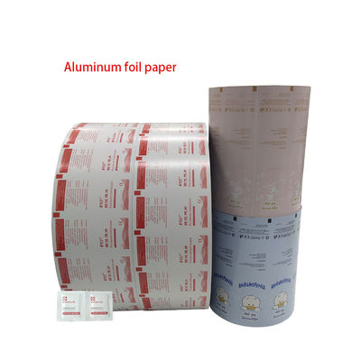 Custom Size Aluminum Foil Paper Plastic Pet PE Packaign Film Roll for Bzk Wipes