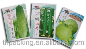 Heat Seal Customized Plastic Vegetable Seed Packaging Bags For Farming