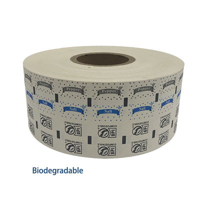 Custom Printed Sugar Powder Stick Sachet Packing Paper with Single Side PE Coating