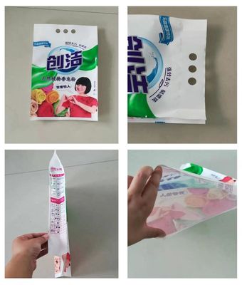 Custom PET/PE Detergent Washing Powder Pouch Packing Bag with Gravure Printing Design