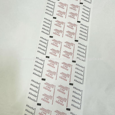 Paper Paperboard Laminated Material Salt Pepper Package Film Roll Stick Packaging