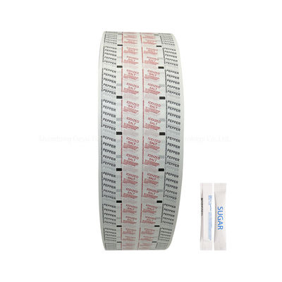 Paper Paperboard Laminated Material Salt Pepper Package Film Roll Stick Packaging