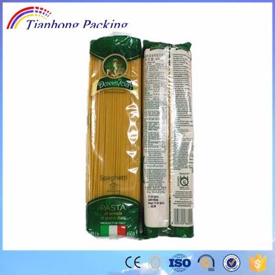 Spaghetti And Fusilli Spiral Pasta Packaging Bags With ISO9001 2008 Certification