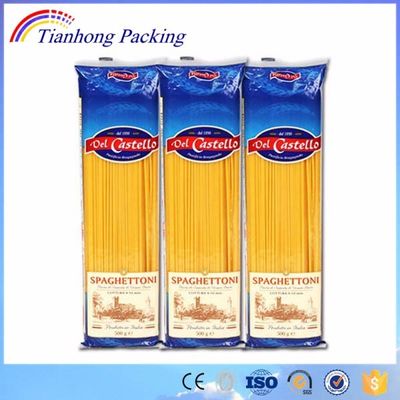 Spaghetti And Fusilli Spiral Pasta Packaging Bags With ISO9001 2008 Certification