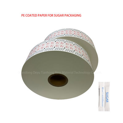 PE Coated Packaging Film Roll for Custom Logo Salt and Pepper Packaging Material