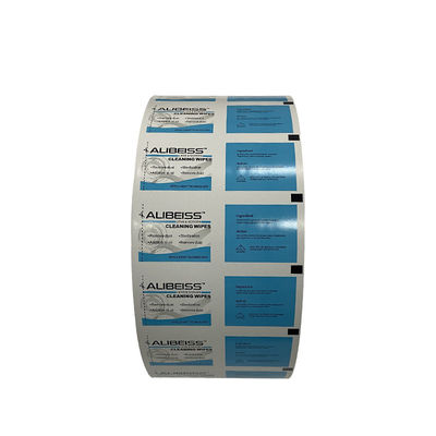 Flexography Printed Aluminum Foil Paper for Iodine Wipes in Bulk