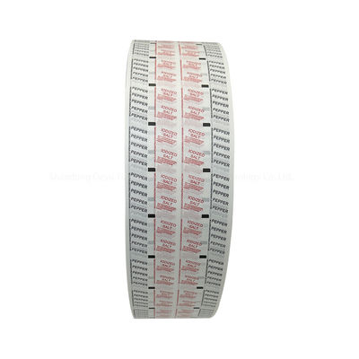 PE Coated Packaging Film Roll for Custom Logo Salt and Pepper Packaging Material