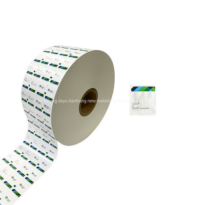 Custom Printing 58GSM Packaging Paper Roll For 5g Sugar Sticks Specialty Paper