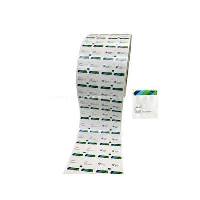 Custom Printing 58GSM Packaging Paper Roll For 5g Sugar Sticks Specialty Paper