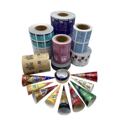 Printing Type Flexographic Printing Aluminium Ice Cream Food Wrap Roll for Products