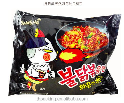 Bag With Valve Nongshim Instant Noodles Packing Bag Logo Print and Durable Material