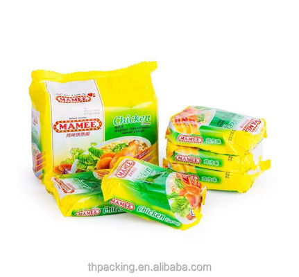Instant Noodles Plastic Packing Bags Disposable BOPP/VMCPP PET/PE Material Structure