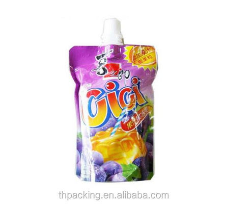 EN137/ROHS/ISO9001/ISO2008 Certified Spout Top Bags For Food Liquid Packaging