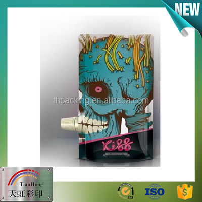 EN137/ROHS/ISO9001/ISO2008 Certified Spout Top Bags For Food Liquid Packaging