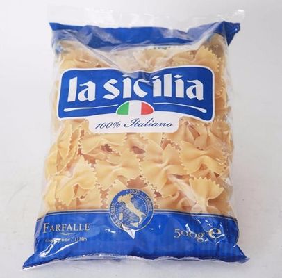 ISO9001/ISO2008 Certified Customized Color Pasta Packaging Plastic Bag for Food Grade