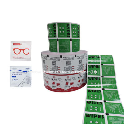 Customized Printing Aluminum Foil Paper Heat Sealing Film for Glasses Cleaning Swabs