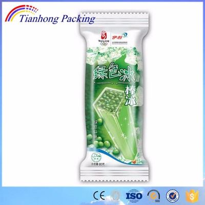 Plastic Bopp Package for Custom Design Popsicle Packaging Bag of Frozen Desserts