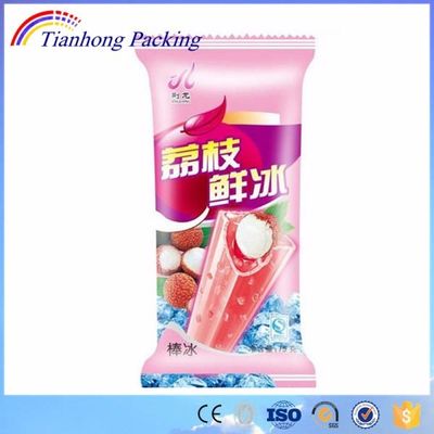 Plastic Bopp Package for Custom Design Popsicle Packaging Bag of Frozen Desserts