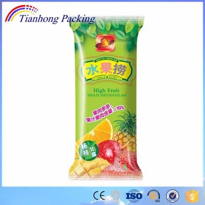 Plastic Bopp Package for Custom Design Popsicle Packaging Bag of Frozen Desserts