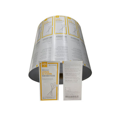 Wet Aluminum Film Roll for Flexography Printing 0-9 Color Aluminum Foil Paper by Roll