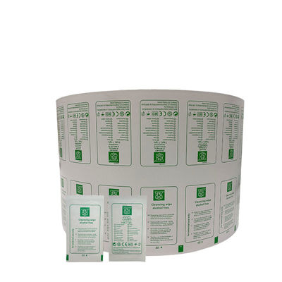 Wet Aluminum Film Roll for Flexography Printing 0-9 Color Aluminum Foil Paper by Roll