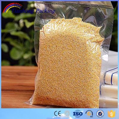Disposable Embossed Vacuum Bag For Food / Seafood / Frozen Food Storage