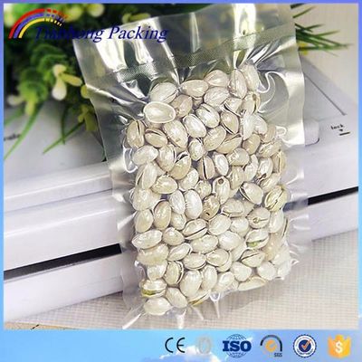 Disposable Embossed Vacuum Bag For Food / Seafood / Frozen Food Storage